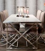 Eettafel en salontafel set. Marmer- richmond, Huis en Inrichting, Ophalen of Verzenden