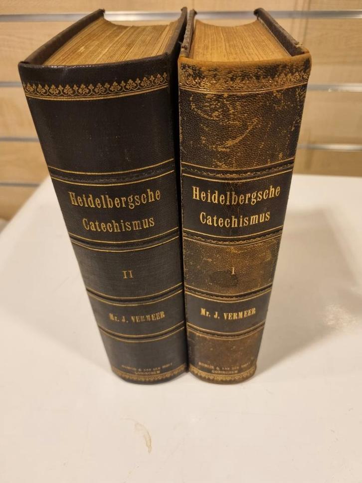 Justus Vermeer. Heidelbergschen catechismus. 2 delen., Boeken, Godsdienst en Theologie, Gelezen, Christendom | Protestants, Ophalen of Verzenden