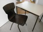 Set van tafel met stoel merk Eromes, Ophalen of Verzenden, Zo goed als nieuw, Tafel(s) en Stoel(en)