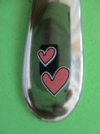  (KB4851) Kinderbestek Hartjes kleine lepel, Ophalen of Verzenden, Gebruikt