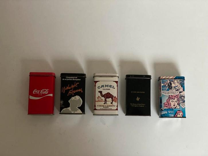 Leuke Vintage Sigarettendoosjes - Blikken, Verzamelen, Blikken, Gebruikt, Overige, Overige merken, Ophalen of Verzenden