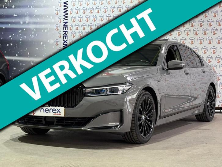 BMW 7-serie 745e High Executive | Chrome delete | Pano | H&K, Auto's, BMW, Bedrijf, Te koop, 7-Serie, 360° camera, ABS, Achteruitrijcamera