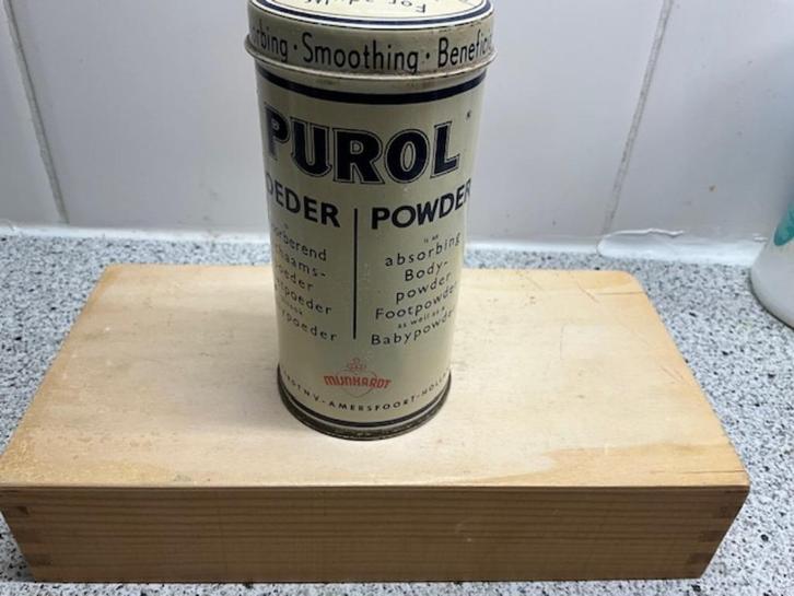 Purol poeder blikje, Verzamelen, Blikken, Nieuw, Overige, Ophalen of Verzenden