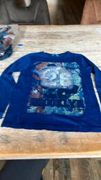 Blauw shirt maat 122 hema, Ophalen of Verzenden, Zo goed als nieuw, Jongen, Shirt of Longsleeve