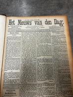 Boek gebundeld met ‘Nieuws van de Dag’ uit 1907, Ophalen, Zie beschrijving