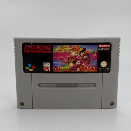 The Great Circus Mystery Starring Mickey & Minnie – Su, Spelcomputers en Games, Games | Nintendo Super NES, Zo goed als nieuw
