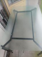 Glass eettafel, Ophalen, Gebruikt, 50 tot 100 cm, Glas