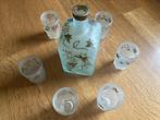 Wijnglazen set van melkglas, Ophalen of Verzenden, Zo goed als nieuw, Overige typen
