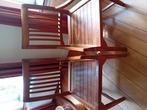 teakhouten stoelen, Huis en Inrichting, Stoelen, Ophalen, Zo goed als nieuw, Bruin, Vijf, Zes of meer stoelen