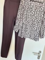 Studio anneloes set M kate broek & flower shirt blackberry, Bruin, Ophalen of Verzenden, Zo goed als nieuw