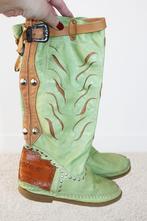 Exclusieve Leren Karma Of Charme Laarzen (Maat 38) € 110,-, Kleding | Dames, Schoenen, Hoge laarzen, Karma Of Charme, Overige kleuren