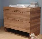 Warber  pilat en pilat  ledikant & commode walnoothout, 50 tot 70 cm, Ophalen of Verzenden, 90 tot 105 cm, 100 cm of meer
