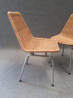 Dirk van Sliedregt rieten stoelen, Ophalen, Gebruikt, Twee, Bruin