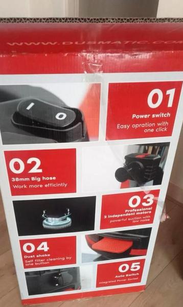 Nat en droogzuiger 100 liter beschikbaar voor biedingen