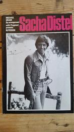 TOURBOOK SACHA DISTEL PROGRAMMABOEK TOERBOEK chanson, Verzenden, Zo goed als nieuw, Boek, Tijdschrift of Artikel