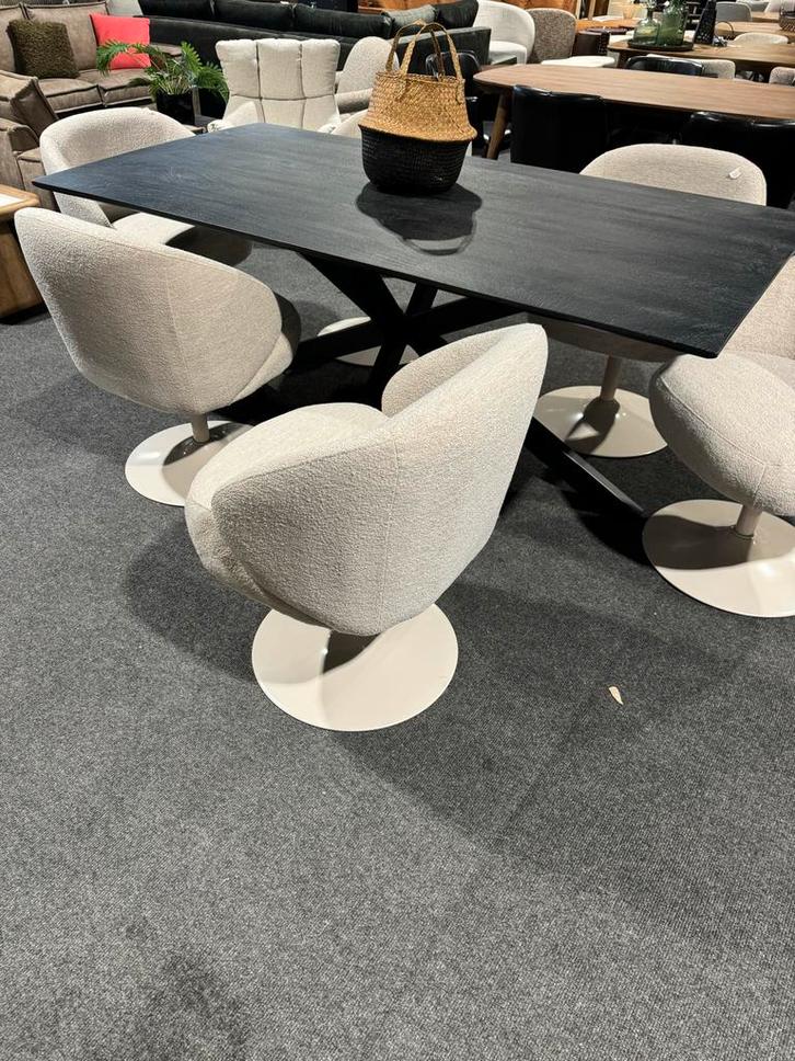 Eleonora Ruben Eetkamerstoel - 40% Korting!, Huis en Inrichting, Stoelen, Nieuw, Vijf, Zes of meer stoelen, Stof, Overige kleuren