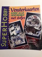 Vensterkaarten voor alle seizoenen met stofjes Sikkema, Ophalen of Verzenden, Nieuw, Overige thema's, Pons of Mal