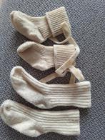 Twee paar wollen baby en dreumes sokjes, Kinderen en Baby's, Gebruikt, Jongetje of Meisje, Ophalen of Verzenden, Onbekend