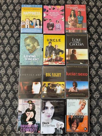 12 geweldige filmhuis/cult films (op DVD) beschikbaar voor biedingen