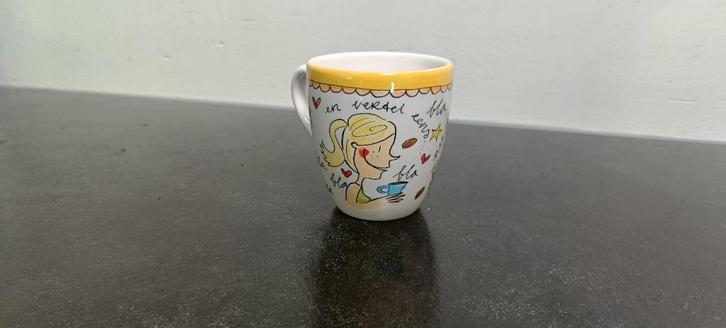 Blond Amsterdam beker, Huis en Inrichting, Keuken | Servies, Zo goed als nieuw, Kop(pen) en/of Schotel(s), Blond Amsterdam, Aardewerk
