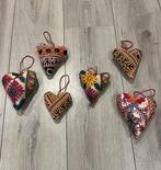 6 (Kerst) hangers handgemaakt stof, Diversen, Kerst, Ophalen of Verzenden, Nieuw