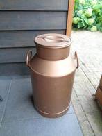 Fraaie, oude bruin geschilderde melkbus., Antiek en Kunst, Curiosa en Brocante, Ophalen