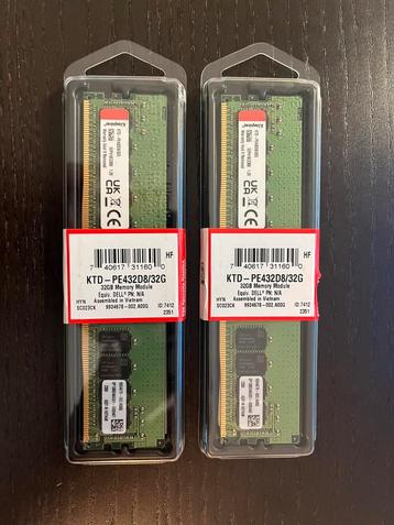 Kingston Technology werkgeheugen KTD-PE432D8/32G (nieuw) beschikbaar voor biedingen