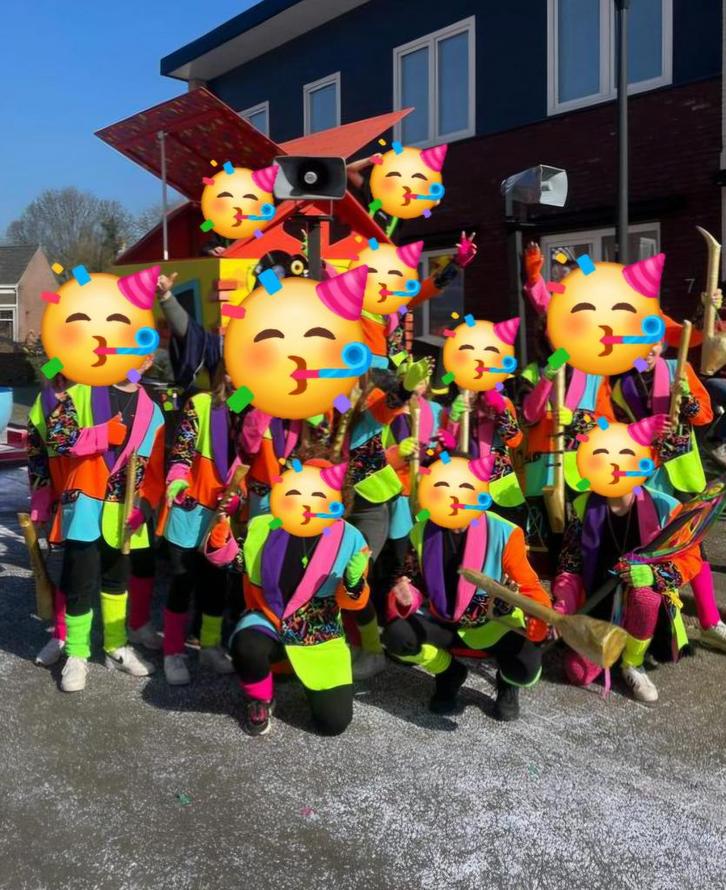 carnavals loopgroep, Kleding | Dames, Carnavalskleding en Feestkleding, Zo goed als nieuw, Kleding, Carnaval, Maat 46/48 (XL) of groter