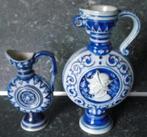 WESTERWALD ANTIEK STEENGOED * Twee Platte Kruikjes *, Antiek en Kunst, Antiek | Keramiek en Aardewerk, Verzenden