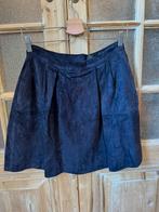 Suite 22 suede rok donkerblauw maat 38, Maat 38/40 (M), Nieuw, Suite 22, Boven de knie