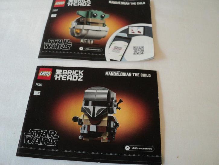 LEGO STAR WARS NR 75317 BRICXK HEADZ, Kinderen en Baby's, Speelgoed | Duplo en Lego, Gebruikt, Lego, Complete set, Ophalen of Verzenden