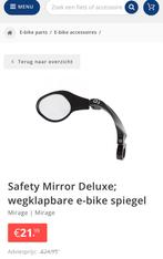Safety Mirror als Nieuw, Fietsen en Brommers, Fietsaccessoires | Overige Fietsaccessoires, Verzenden, Zo goed als nieuw