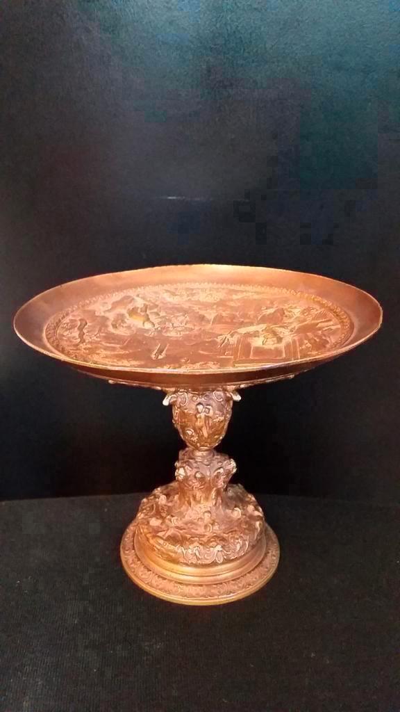 Brons Tazza After an original, Benvenuto Cellini Itali,brons, Antiek en Kunst, Antiek | Koper en Brons, Brons, Ophalen of Verzenden