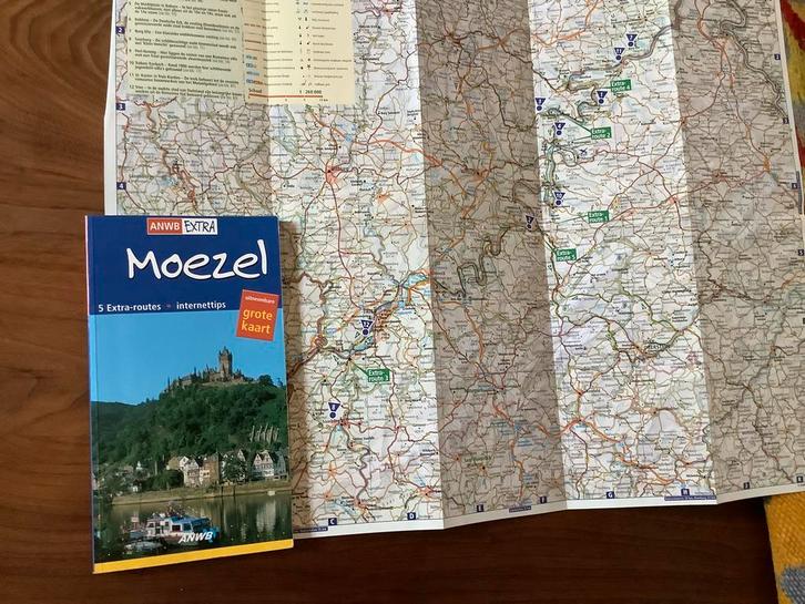 Moezel Duitsland Luxemburg ANWB reisgids + kaart, Boeken, Reisgidsen, Zo goed als nieuw, Reisgids of -boek, Europa, ANWB, Ophalen of Verzenden