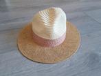 Leuke hoed met roze band. 100% papier. 55 cm, 55 cm (S, 6⅞ inch) of minder, Hoed, Zo goed als nieuw, Ophalen