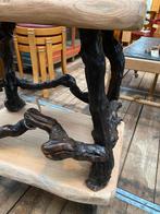 Stoer landelijke Franse serveer trolley bijzettafel, Antiek en Kunst, Antiek | Meubels | Tafels, Ophalen