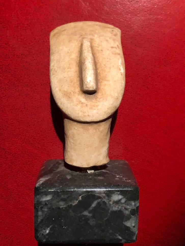 Cycladisch beeldje: Grieks museumreplica, Antiek en Kunst, Kunst | Beelden en Houtsnijwerken, Ophalen of Verzenden