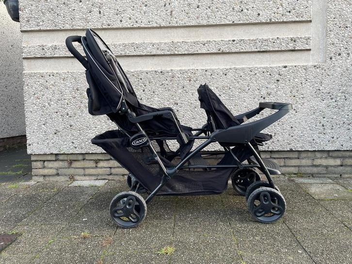 Duo kinderwagen, Kinderen en Baby's, Tweelingen en Meerlingen, Zo goed als nieuw, Kinderwagen of Buggy, Ophalen