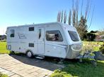 Eriba Hymer Nova 545 + Mover/Isabella voortent/standplaats, Caravans en Kamperen, Rondzit, Vast bed, Particulier, Schokbreker