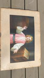religieuze prent 48x33, Antiek en Kunst, Antiek | Religie, Ophalen of Verzenden