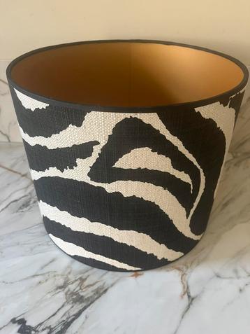 Handgemaakte lampenkap zebra beschikbaar voor biedingen
