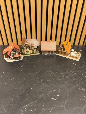 Faller H0 vakwerkhuisjes diorama / modelbaan beschikbaar voor biedingen