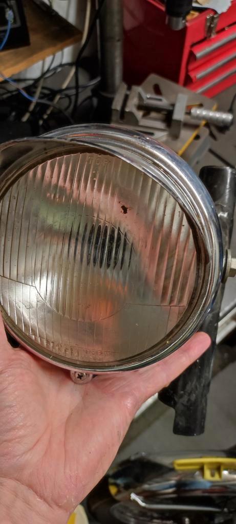Koplamphuis Honda SS50 / CD50 met koplamporen, Fietsen en Brommers, Brommeronderdelen | Oldtimers, Gebruikt, Overige merken, Koplamp