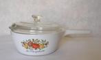 Corning ware P-82-B sauspan(met deksel) 'La Marjolaine', Verzenden, Zo goed als nieuw, Overige materialen