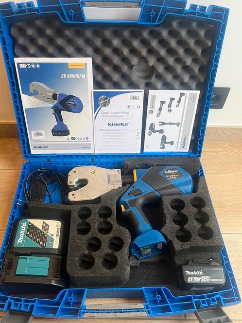 Klauke EK60VPCFM 240mm² Kabelschoen Perstang / Persmachine, Doe-het-zelf en Verbouw, Gereedschap | Handgereedschap, Zo goed als nieuw