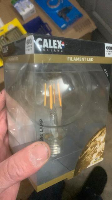 Calex led filament globe 95mm 6w E27 beschikbaar voor biedingen