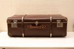 Vintage bruine koffer 39568, Ophalen of Verzenden, Gebruikt, Overige materialen, 70 cm of meer
