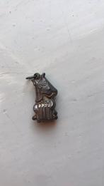 Zilveren bedel, Bor de Wolf Fabeltjeskrant, Ophalen of Verzenden, Zilver, Hanger