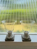 Set van 2 klassieke hurricane windlichten, Huis en Inrichting, Woonaccessoires | Zuilen en Pilaren, Ophalen of Verzenden, Zo goed als nieuw