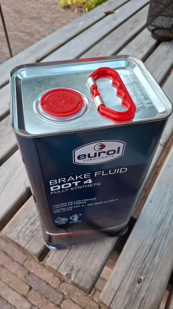 Eurol Brake Fluid, DOT 4 remvloeistof 5 ltr can, Auto diversen, Onderhoudsmiddelen, Ophalen